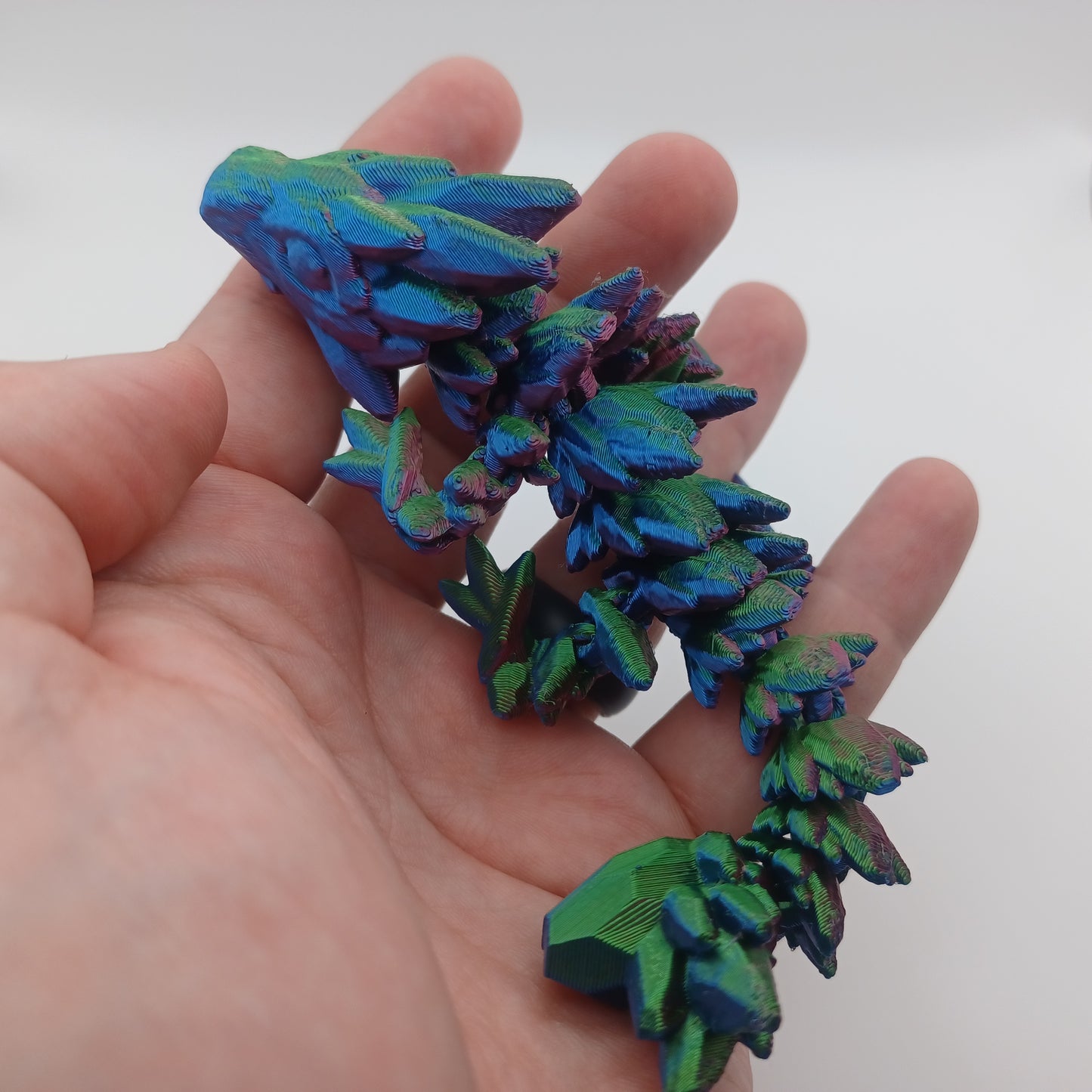 Dragon Egg with Dragon Inside - Pick Your Size and Color - Articulating 3D Printed Fidget Toy, Desk Decor, Birthday Present, Christmas Gift