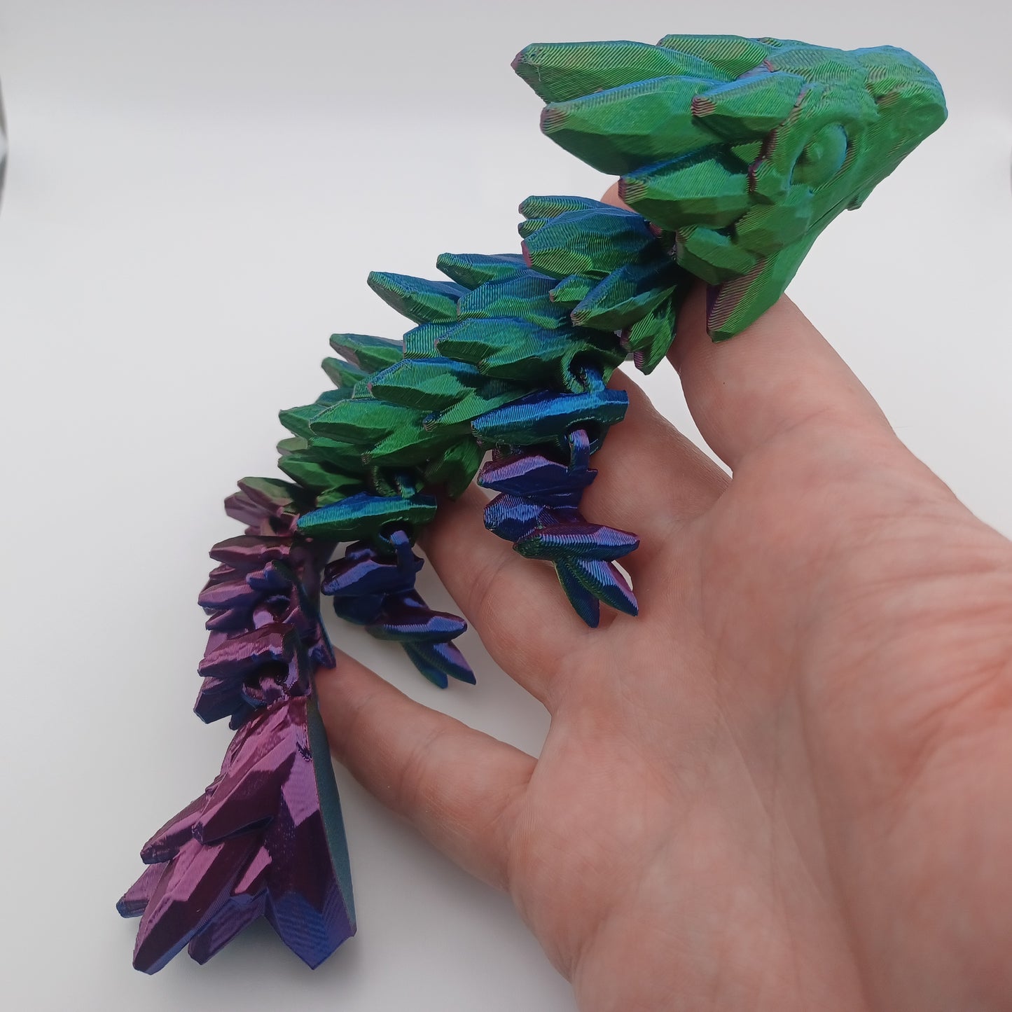 Dragon Egg with Dragon Inside - Pick Your Size and Color - Articulating 3D Printed Fidget Toy, Desk Decor, Birthday Present, Christmas Gift