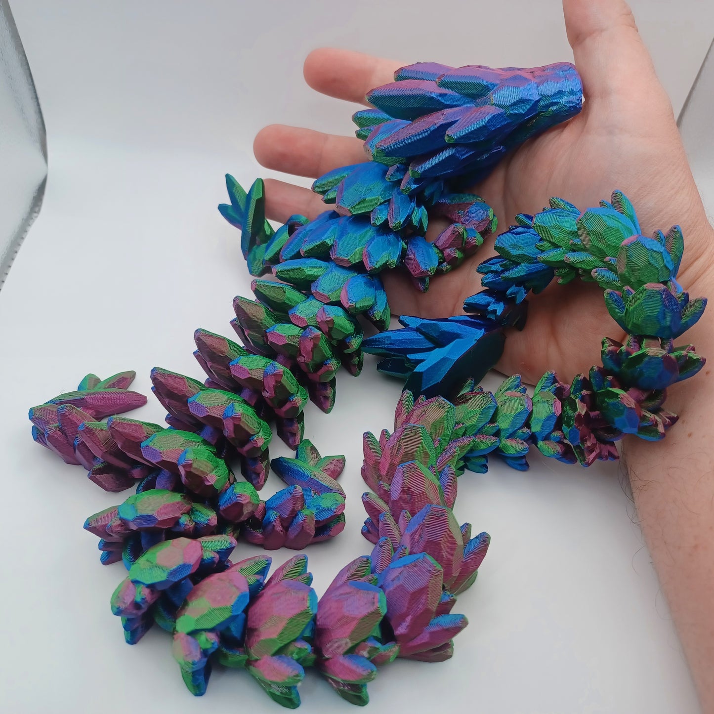 Dragon Egg with Dragon Inside - Pick Your Size and Color - Articulating 3D Printed Fidget Toy, Desk Decor, Birthday Present, Christmas Gift