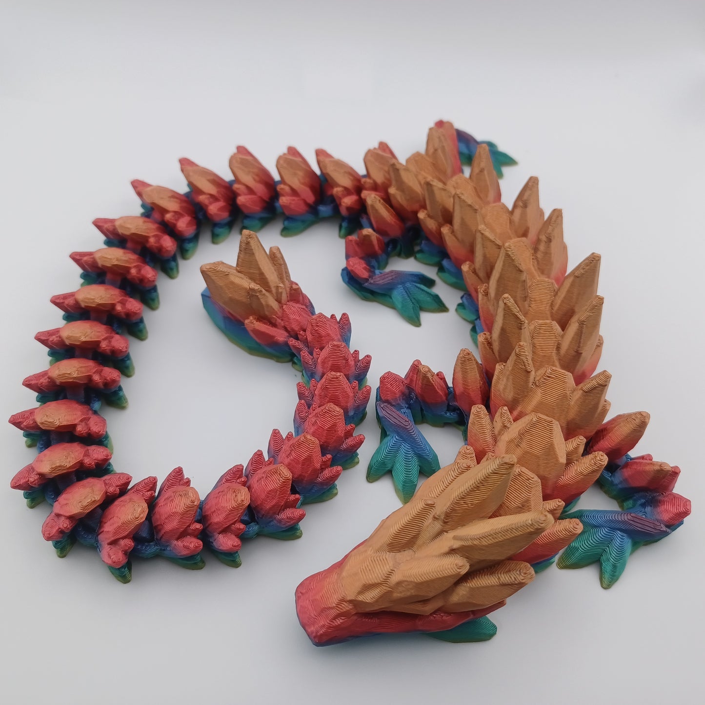 Dragon Egg with Dragon Inside - Pick Your Size and Color - Articulating 3D Printed Fidget Toy, Desk Decor, Birthday Present, Christmas Gift