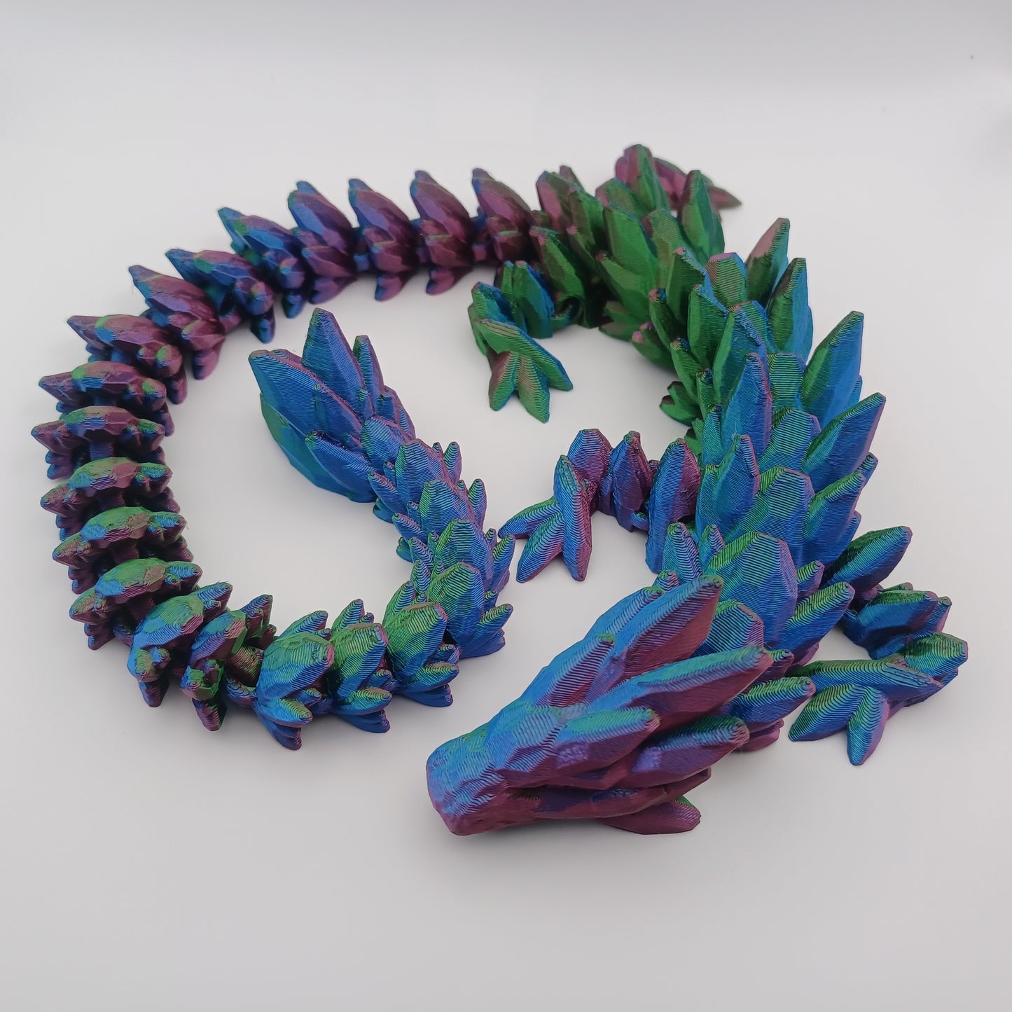 Dragon Egg with Dragon Inside - Pick Your Size and Color - Articulating 3D Printed Fidget Toy, Desk Decor, Birthday Present, Christmas Gift